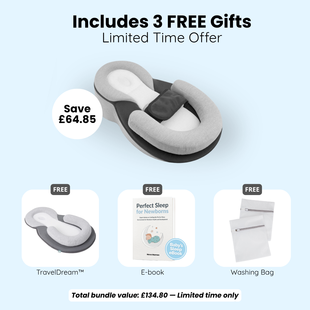 DreamNest™ - The Ultimate Baby Bed